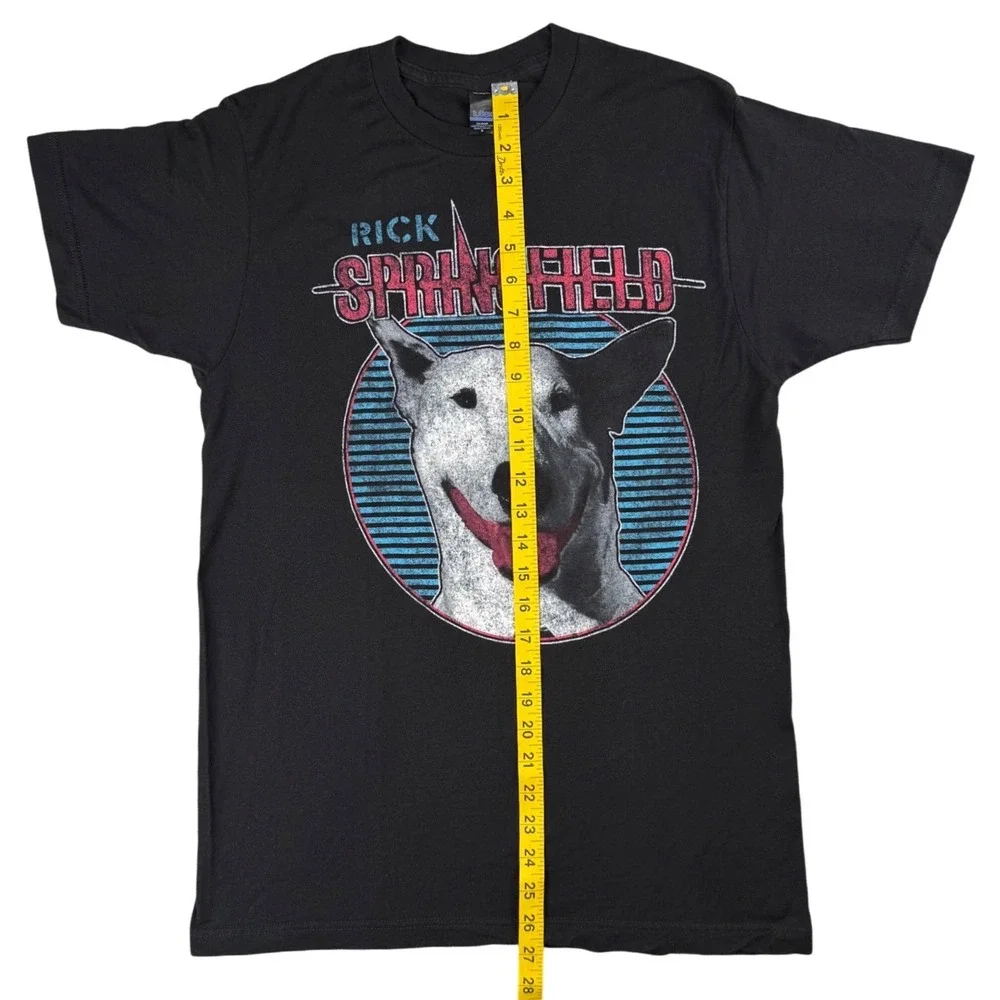 Rick Springfield Jessie Dog Graphic Band T Shirt Black Tultex Medium - Picture 8 of 8